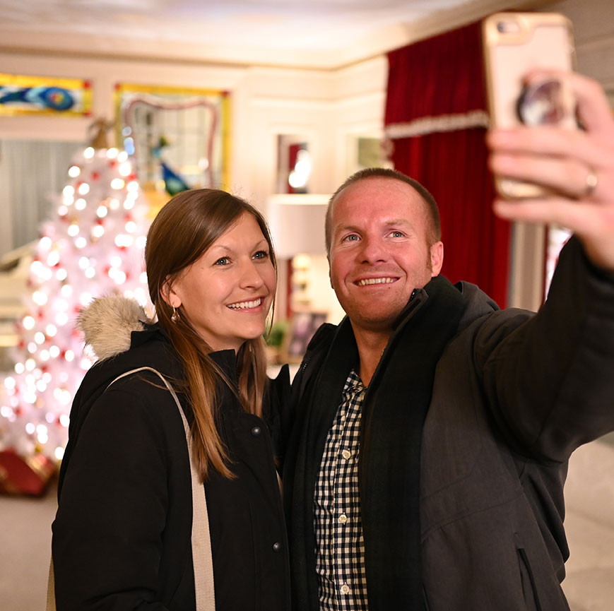 Christmas Couple Selfie