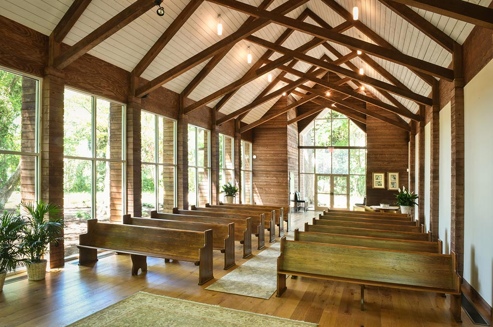 Graceland's Chapel In The Woods - Entrance