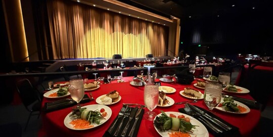 The Guest House at Graceland TCB Showroom Tables